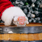 Bourbon Makes Reindeer Fly Rocks Glass - Barrel Down South