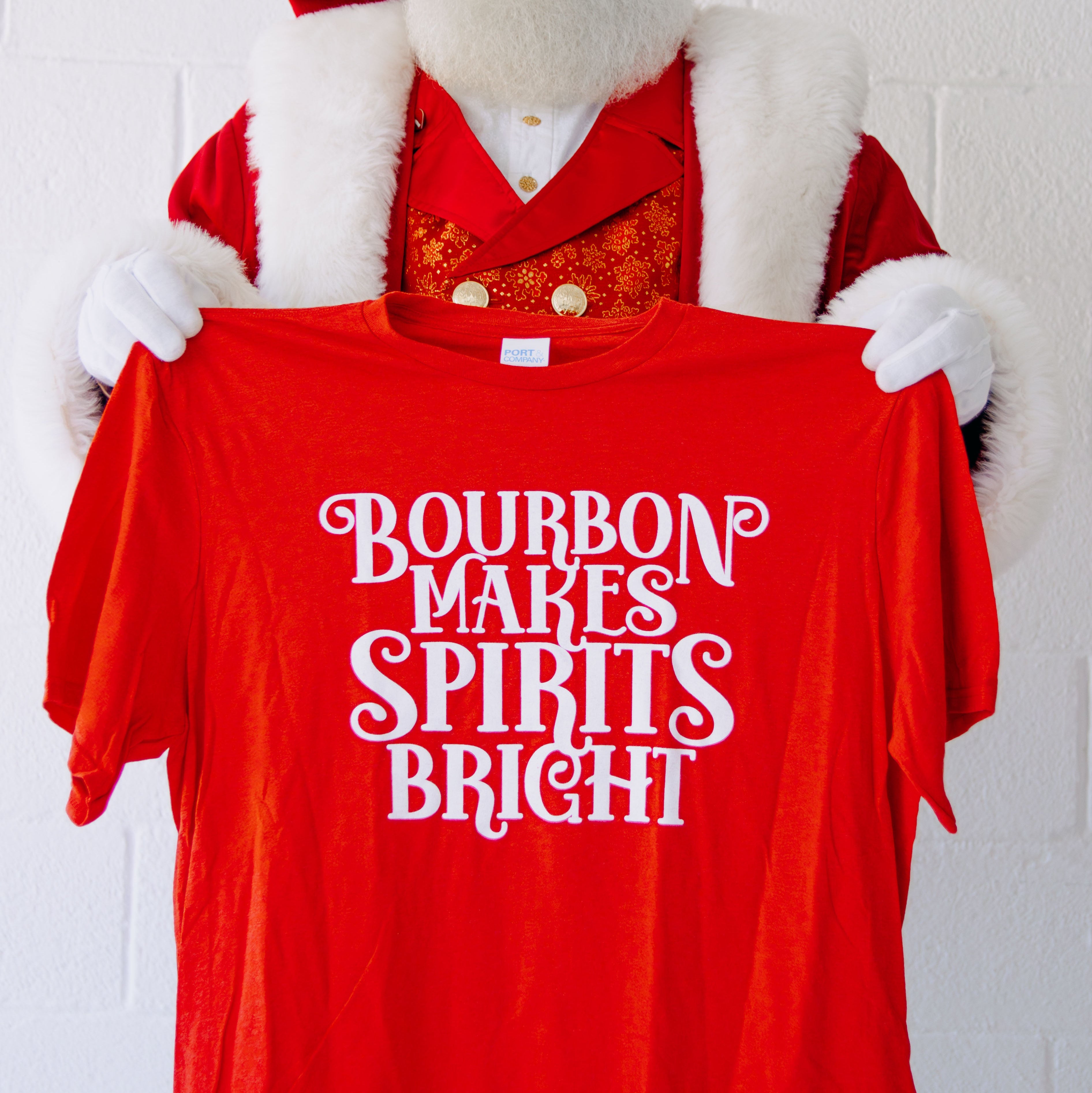 Bourbon Makes Spirits Bright Shirt - Barrel Down South