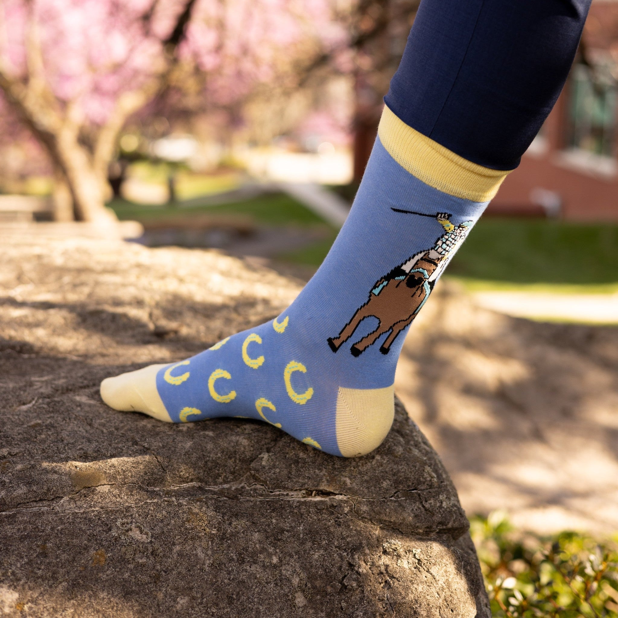 Hand In Air Horse Racing Socks - Barrel Down South