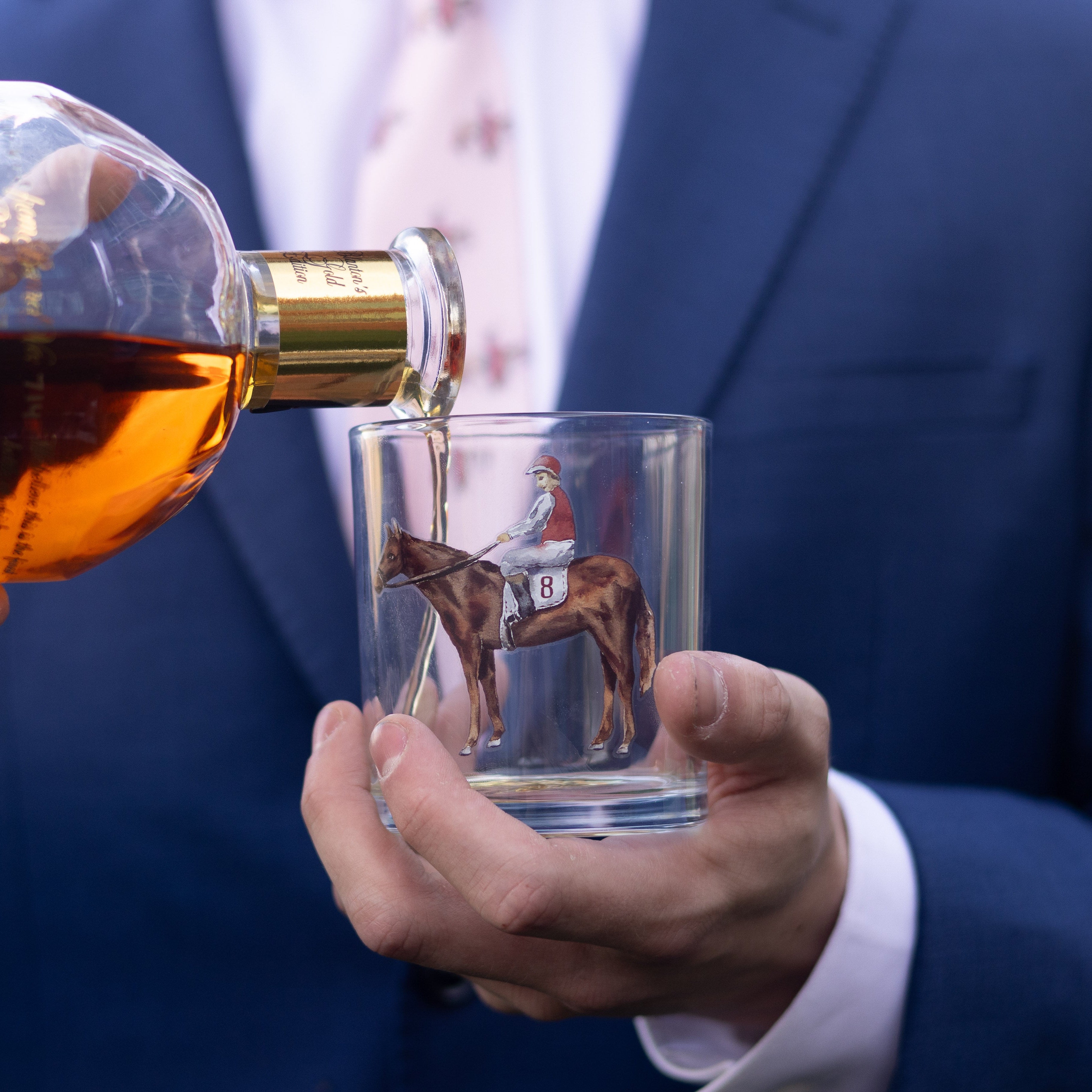 Standing Horse Rocks Glass - Barrel Down South