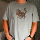 Tiger with Football T-Shirt - Barrel Down South