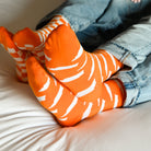 Orange/White Tennessee Shape Socks - Barrel Down South