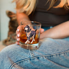 Walking Coonhound Rocks Glass - Barrel Down South