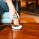 Gingham Tri Star Rocks Glass - Barrel Down South