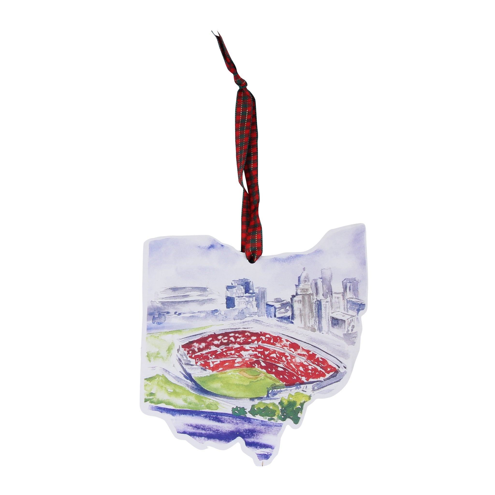 Ohio Baseball Ornament