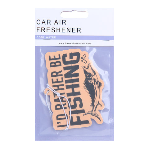 I'd Rather Be Fishing Air Freshener