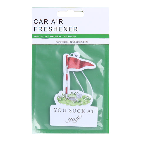 You Suck At Golf Air Freshener