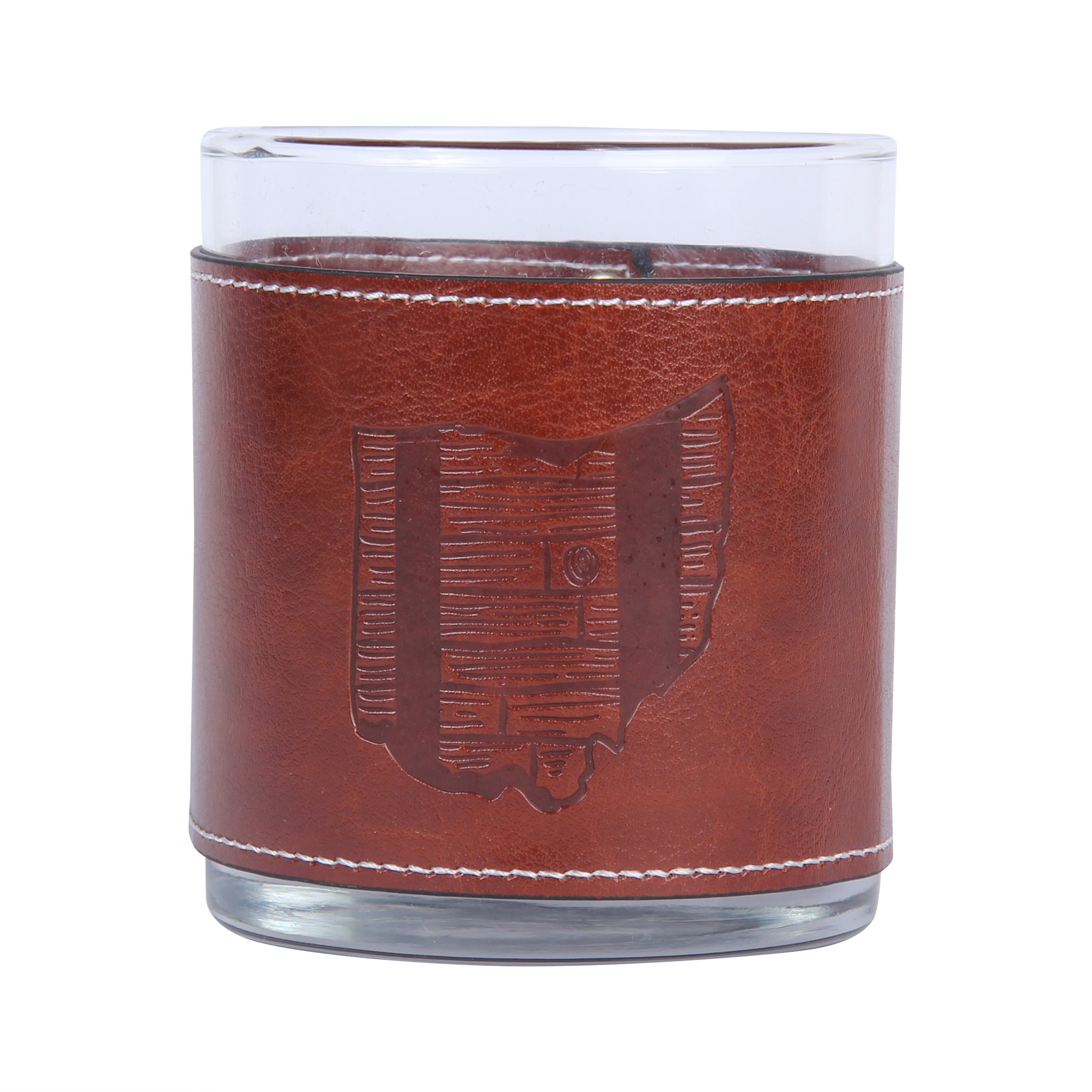 Barrel Down South Ohio Bourbon Barrel Rocks Glass - Thumbnail 2