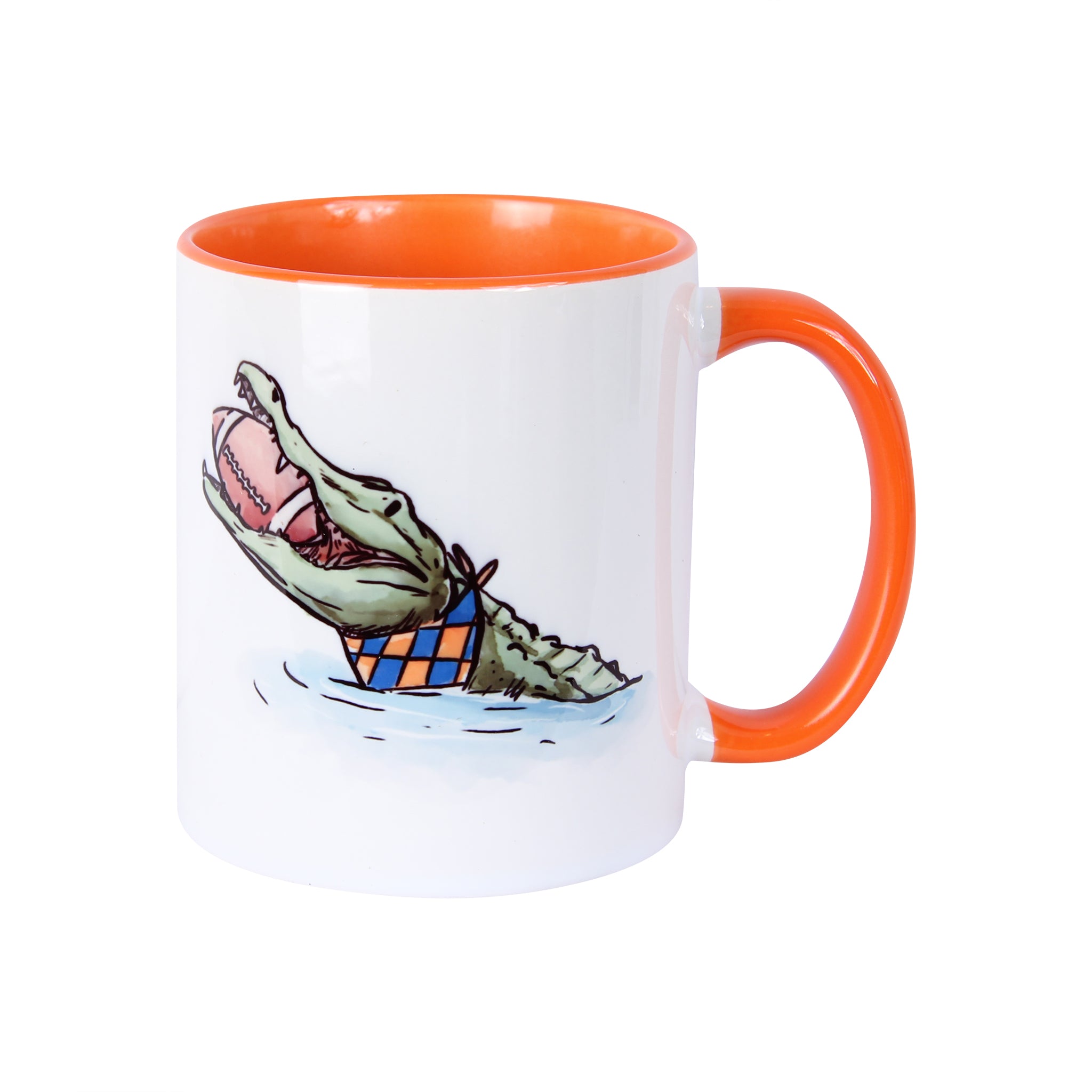 Alligator Out of Water Coffee Mug - Thumbnail 2