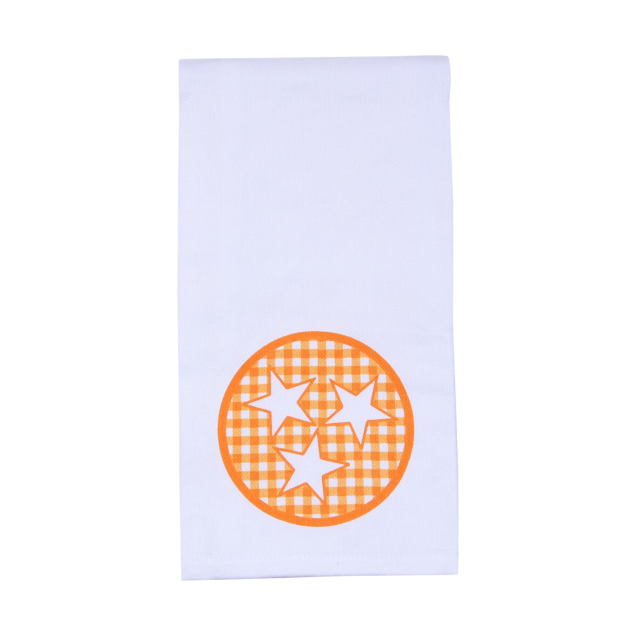 Gingham Tri Star Tea Towel