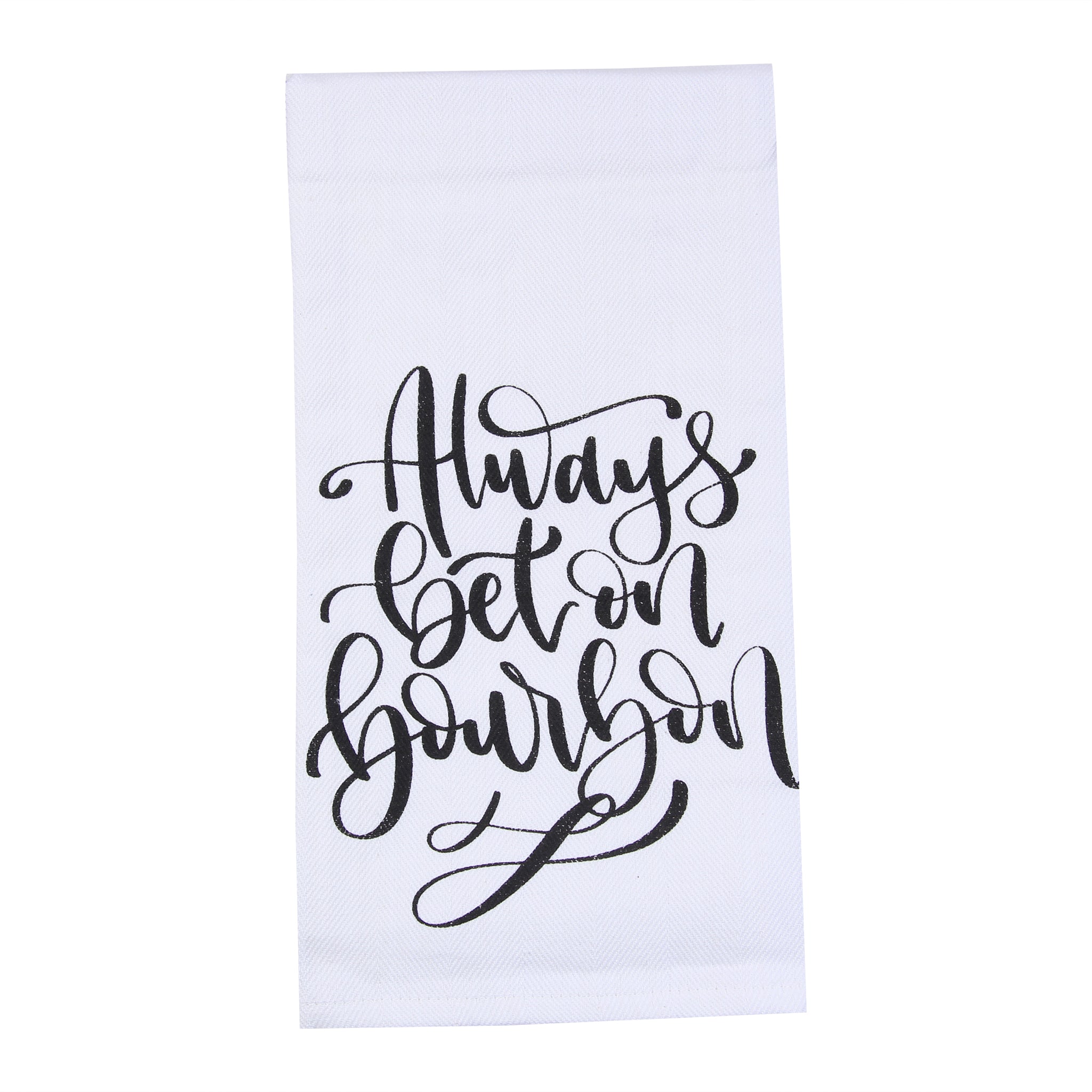 Always Bet On Bourbon Tea Towel