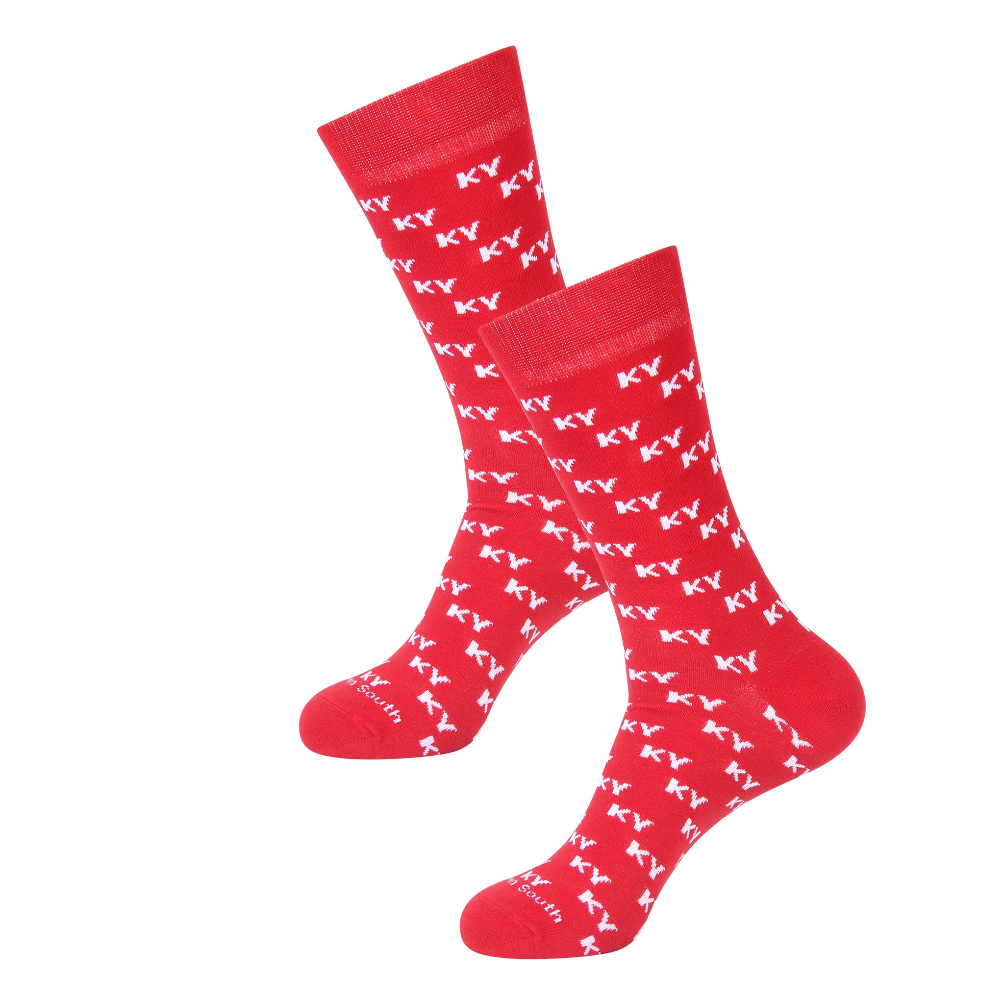 Red KY Letters Socks