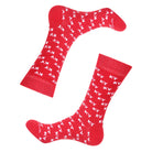 Red KY Letters Socks