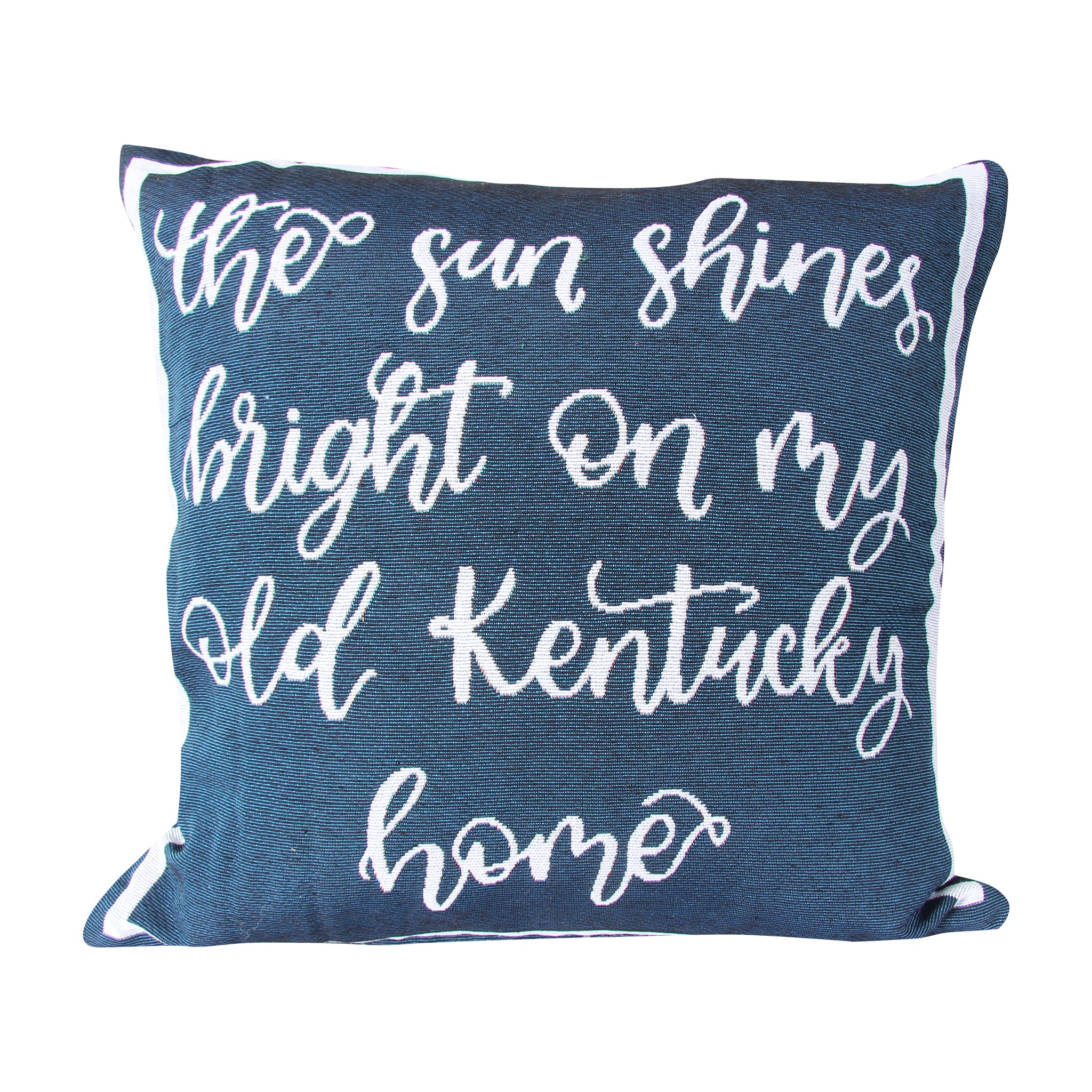 Navy Weep No More Pillow