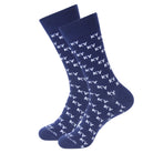 Navy Kentucky Letters Socks