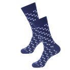 Navy Kentucky Letters Socks