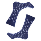 Navy Kentucky Letters Socks