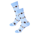 Light Blue Stripe On The Rocks Socks