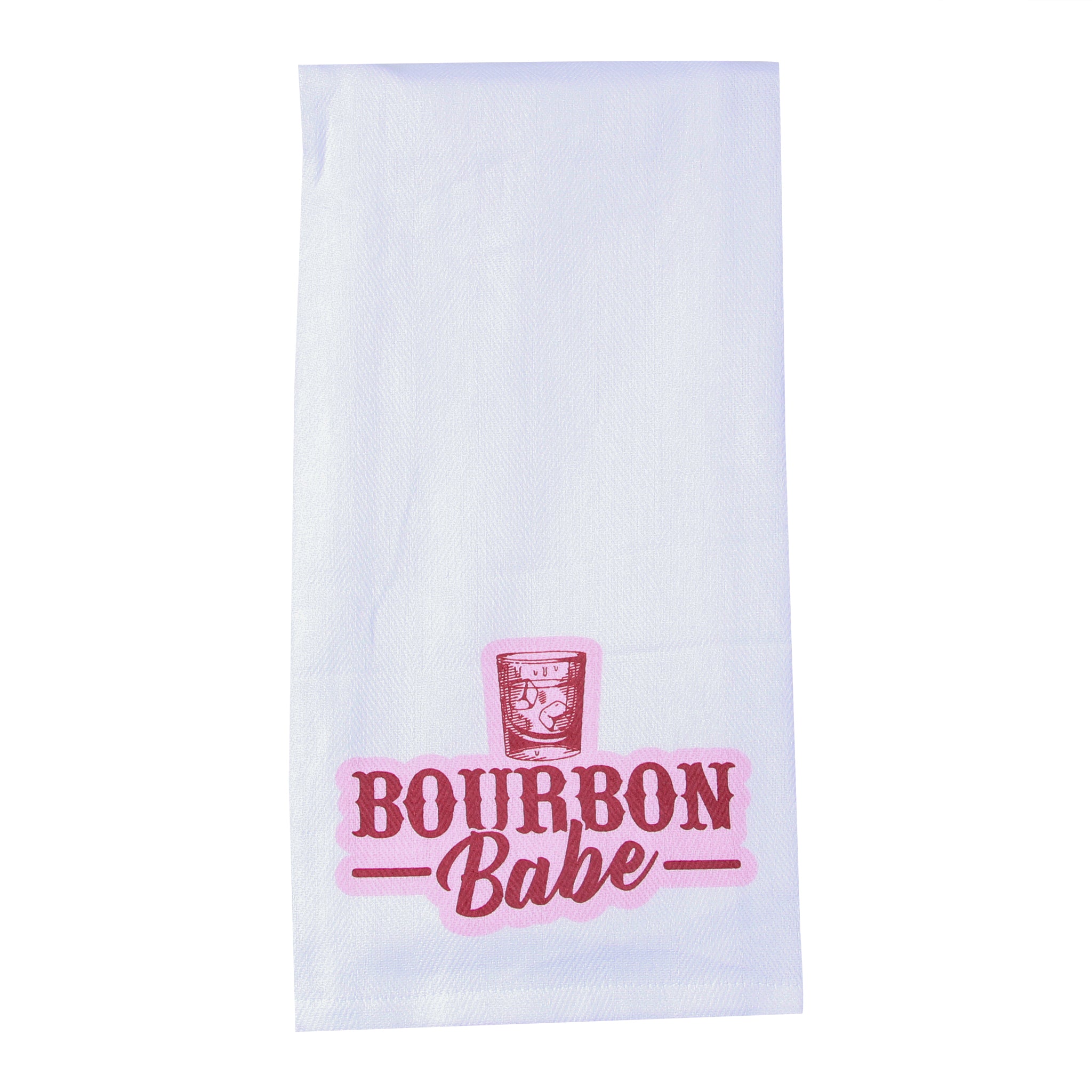 Bourbon Babe Tea Towel