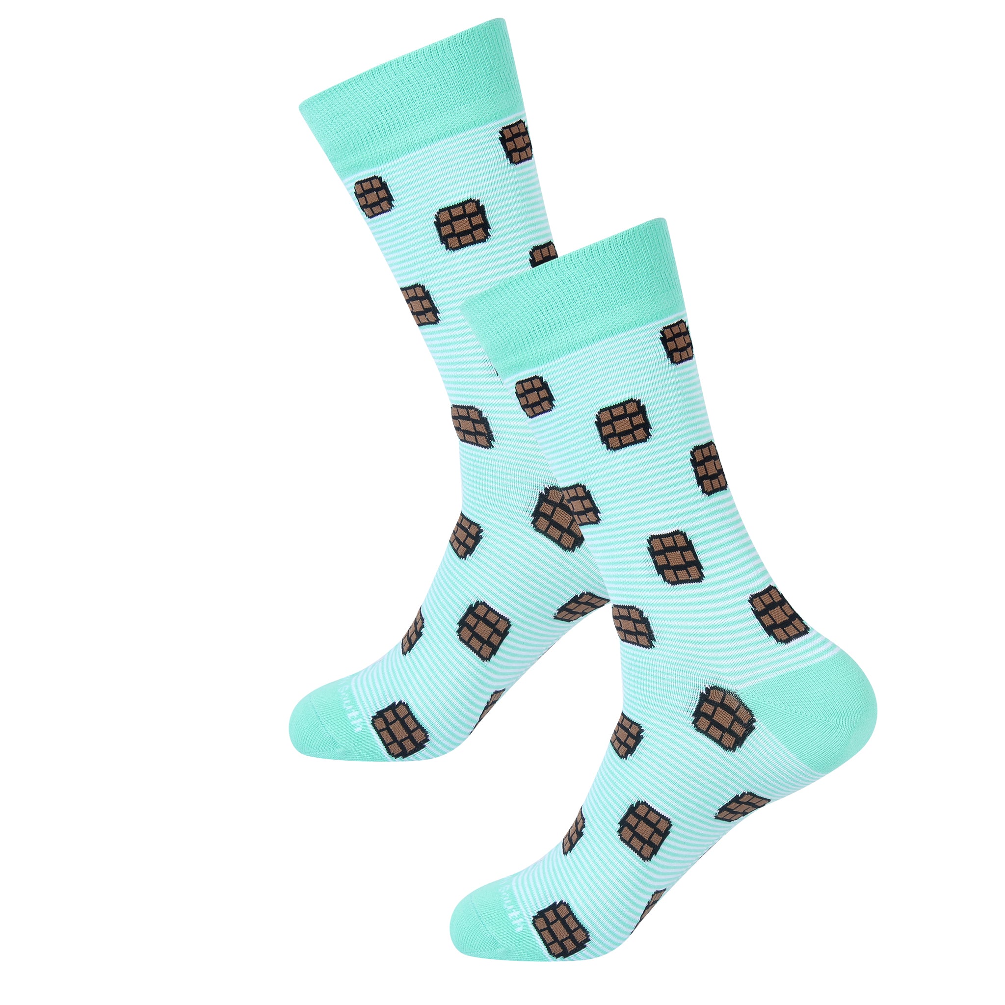 Green Stripe Bourbon Barrel Socks