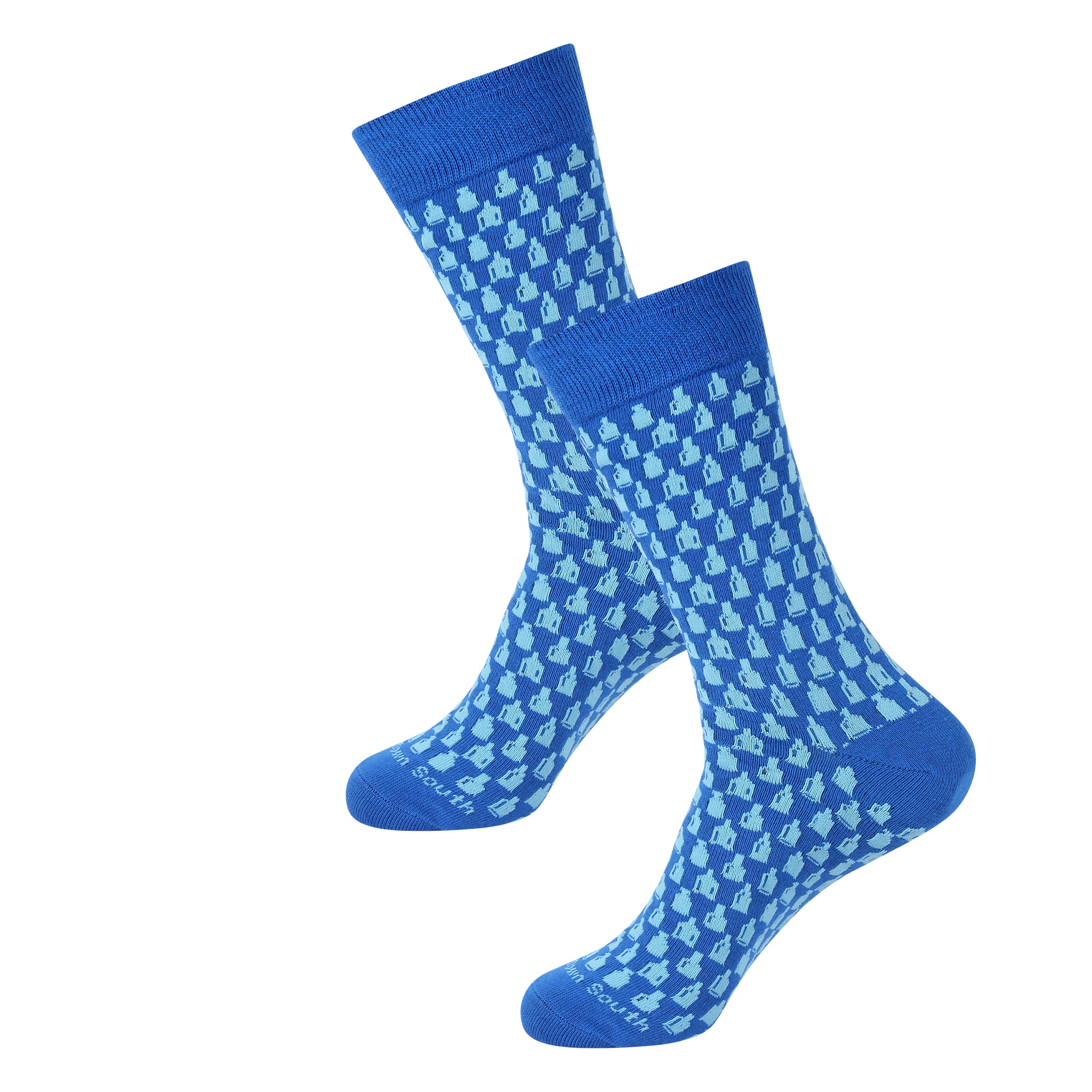 Blue Bottled Up Socks