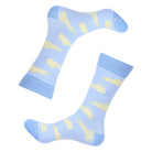 Blue Stripe/Yellow Kentucky Shape Socks