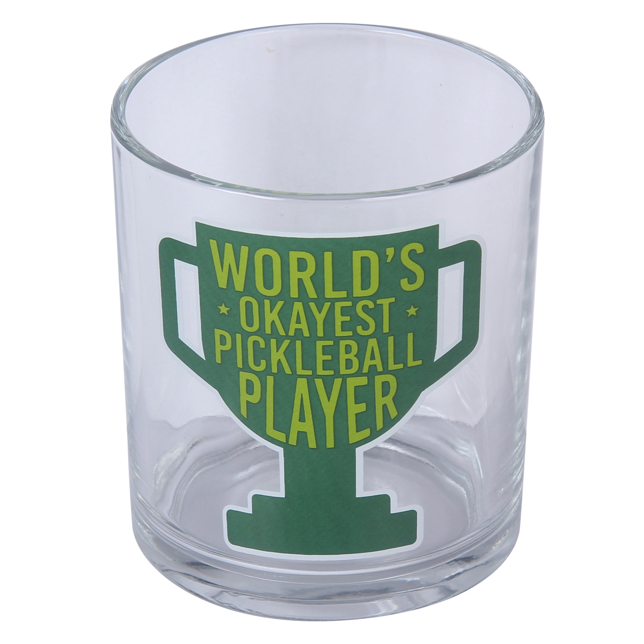 Pickleball World's Okayest Pickleball Player Bourbon Glass - Thumbnail 4