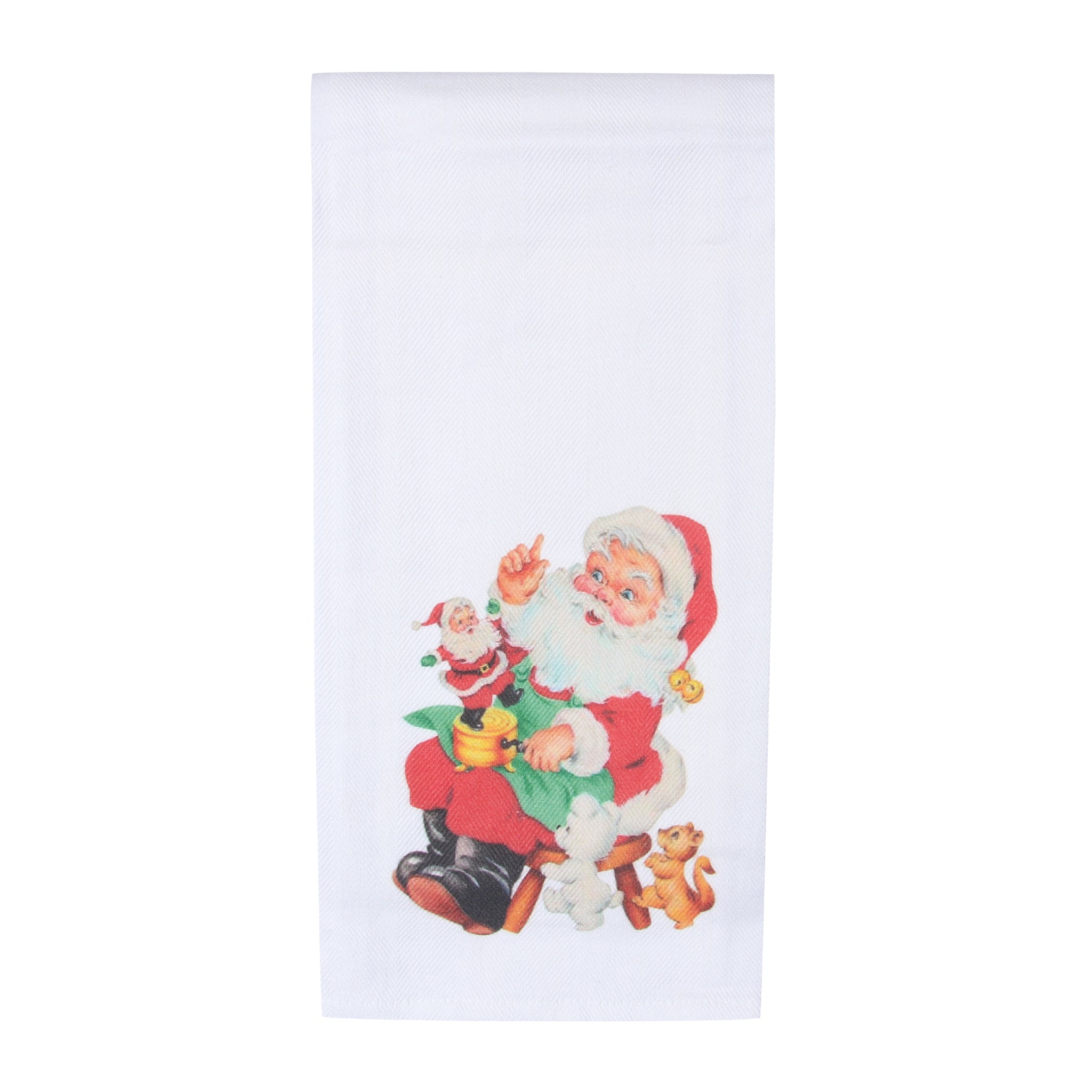 Barrel Down South - Santa Prefers Christmas Tea Towel