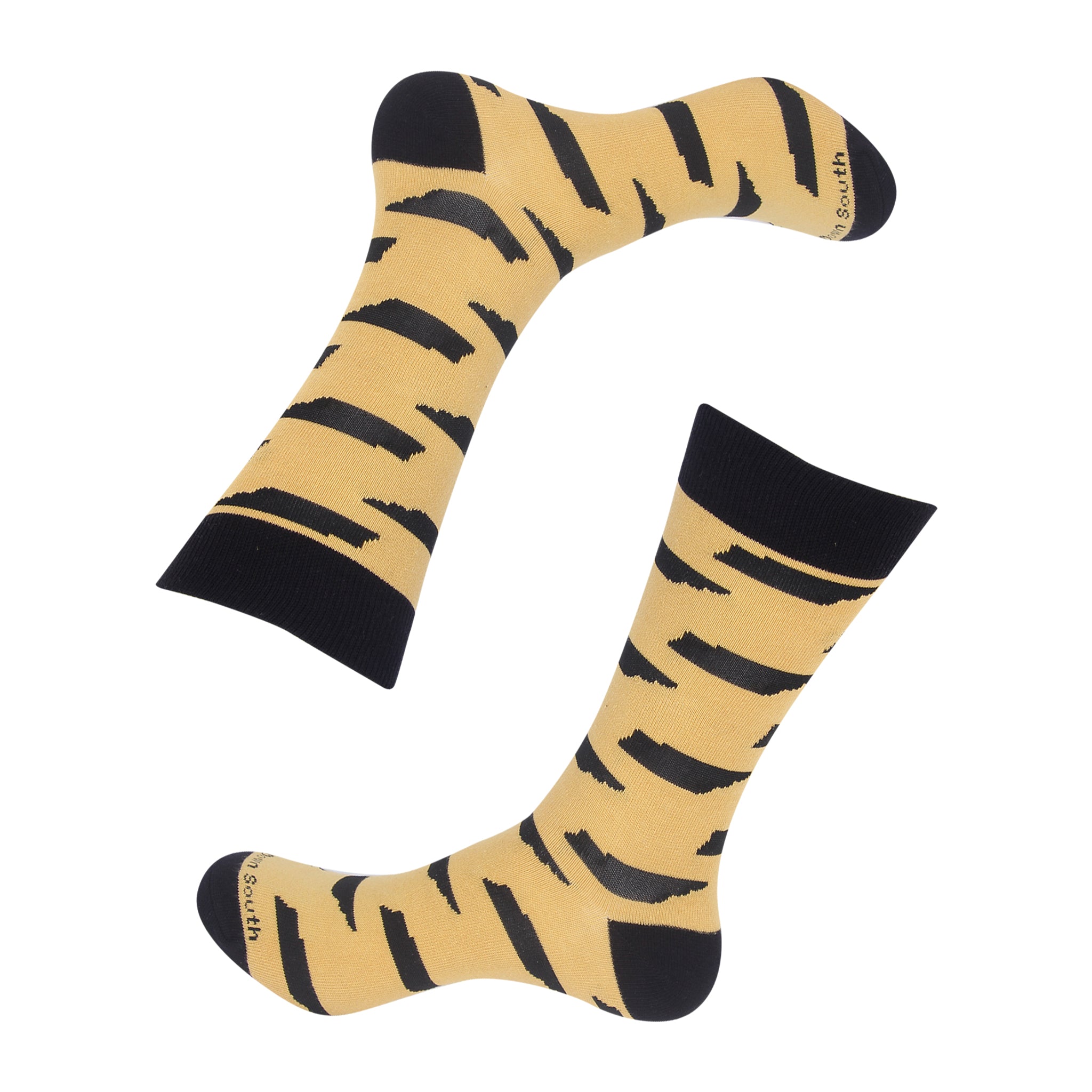 Gold/Black Tennessee Shape Socks
