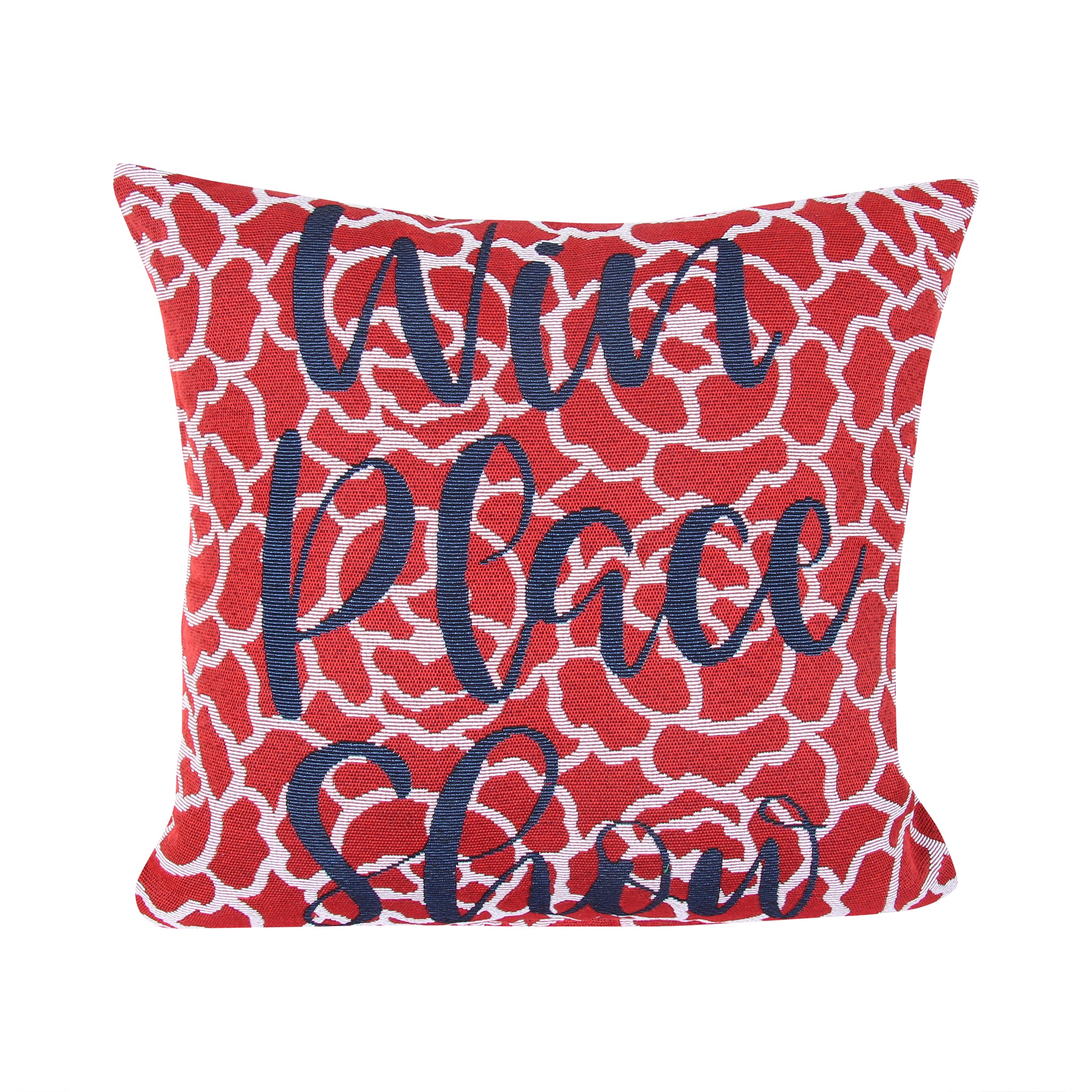 Win Place Show Rose Pattern Pillow