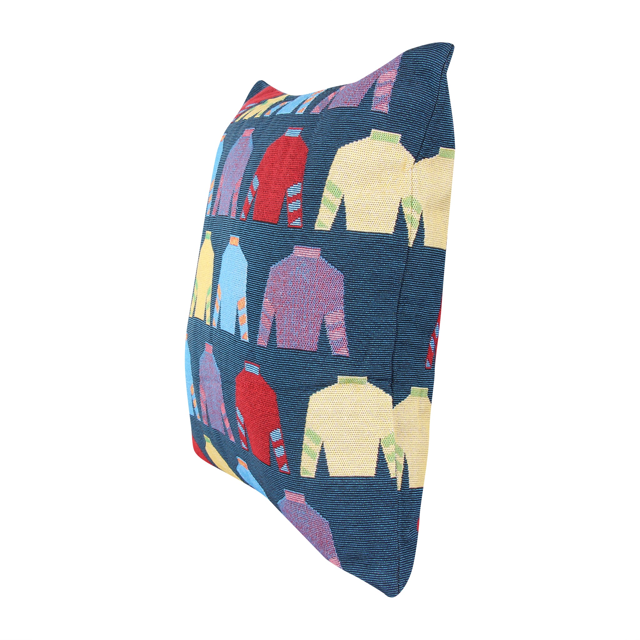Navy Jockey Silks Pillow - Thumbnail 2