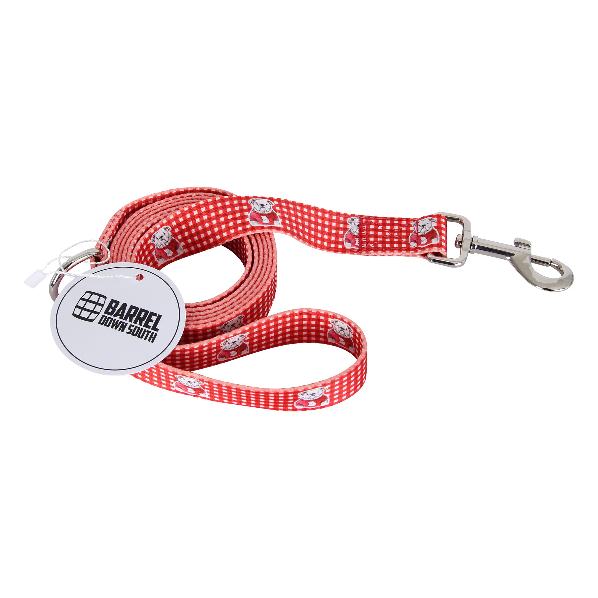 Buckle-Down Hundeleine Mit Georgia-Flaggen-Design – Verschiedene Längen, Für Hunde & Katzen