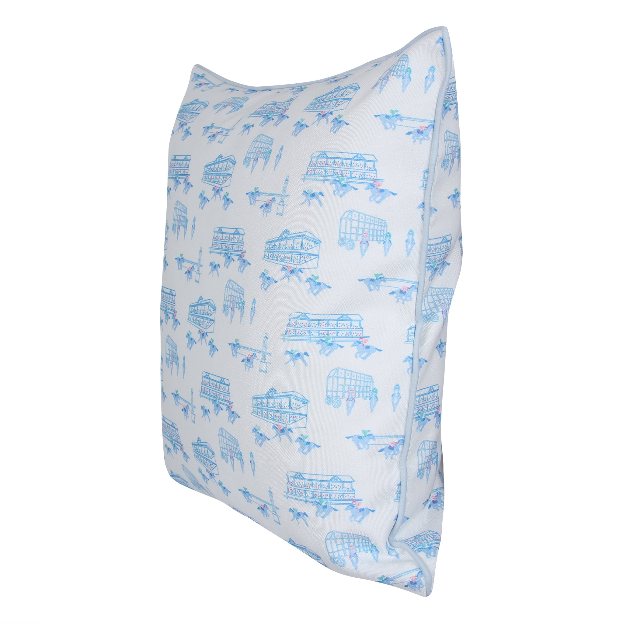 Barrel Down South Horse Racing Icons Pillow - Thumbnail 2
