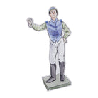 Blue Standing Jockey Door Hanger - Barrel Down South