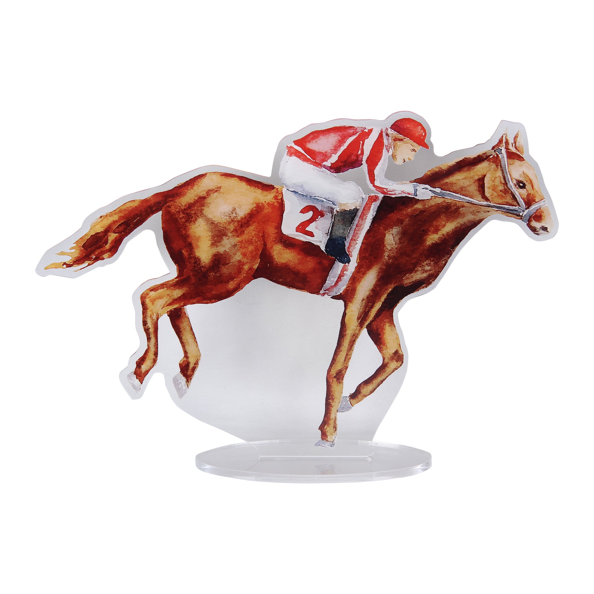 Charging Ahead Horse Acrylic Standee - Barrel Down South