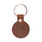 Custom Leather Keychain - Barrel Down South