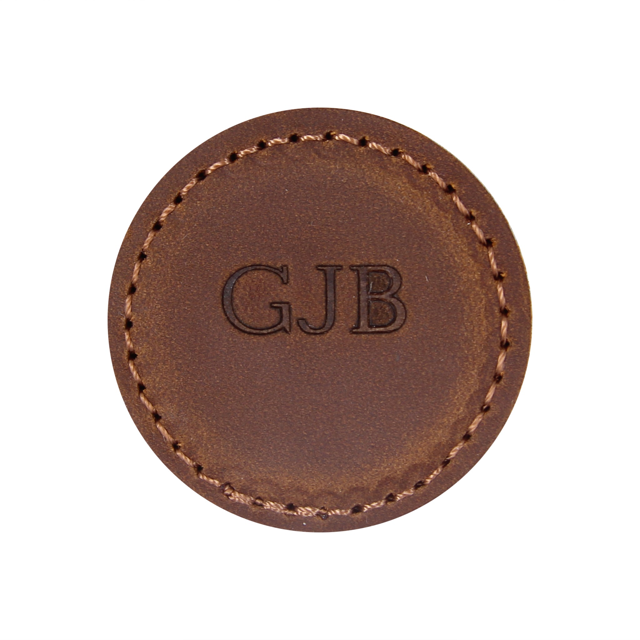Custom Leather Golf Ball Marker - Barrel Down South