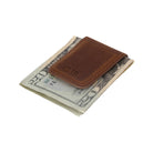 Custom Leather Magnetic Money Clip - Barrel Down South