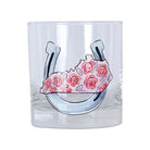 KY Roses In Horseshoe Rocks Glass - Barrel Down South
