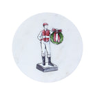 Christmas Jockey with Wreath Marble Coaster - Barrel Down South