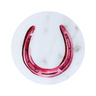 Pink Horseshoe Marble Coaster - Barrel Down South