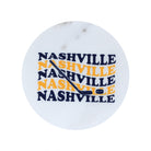 Blue and Gold Hockey Marble Coaster - Barrel Down South