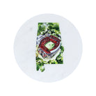 Alabama Red and White Football Stadium Marble Coaster - Barrel Down South