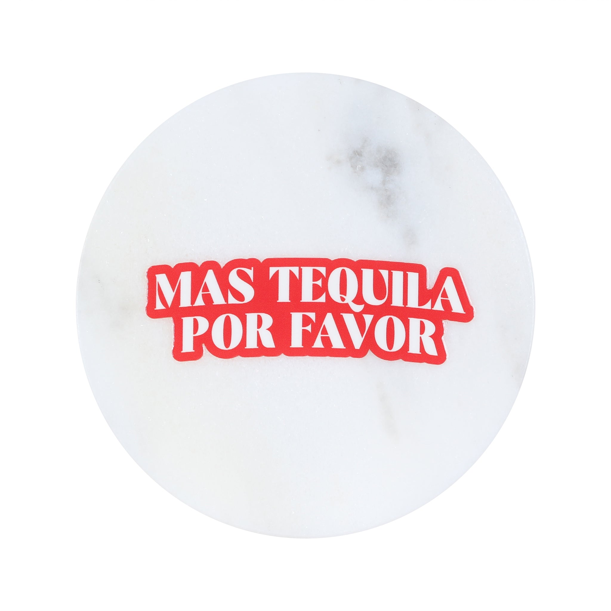Mas Tequila Por Favor Marble Coaster - Barrel Down South