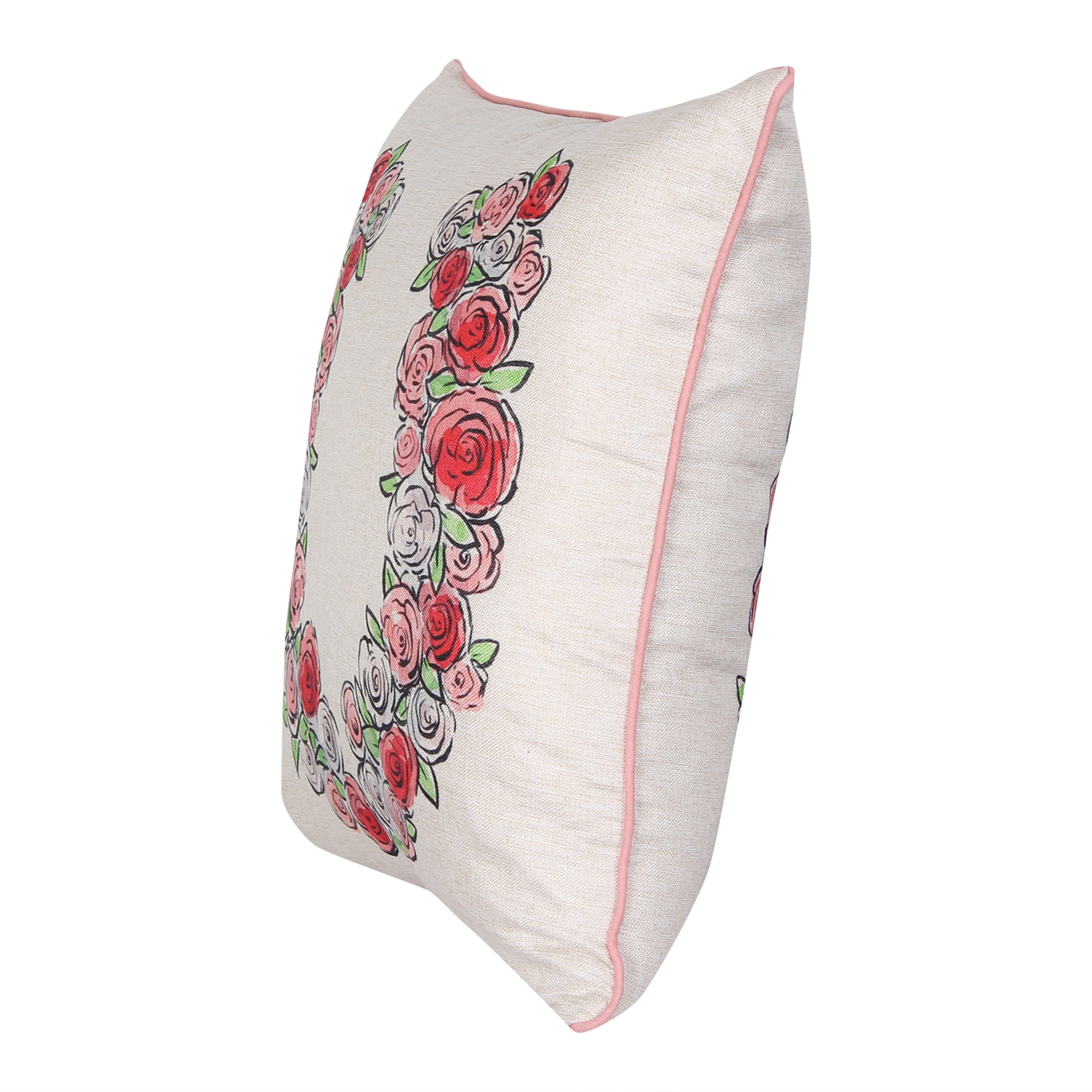 Barrel Down South Horseshoe Roses Horse Racing Pillow