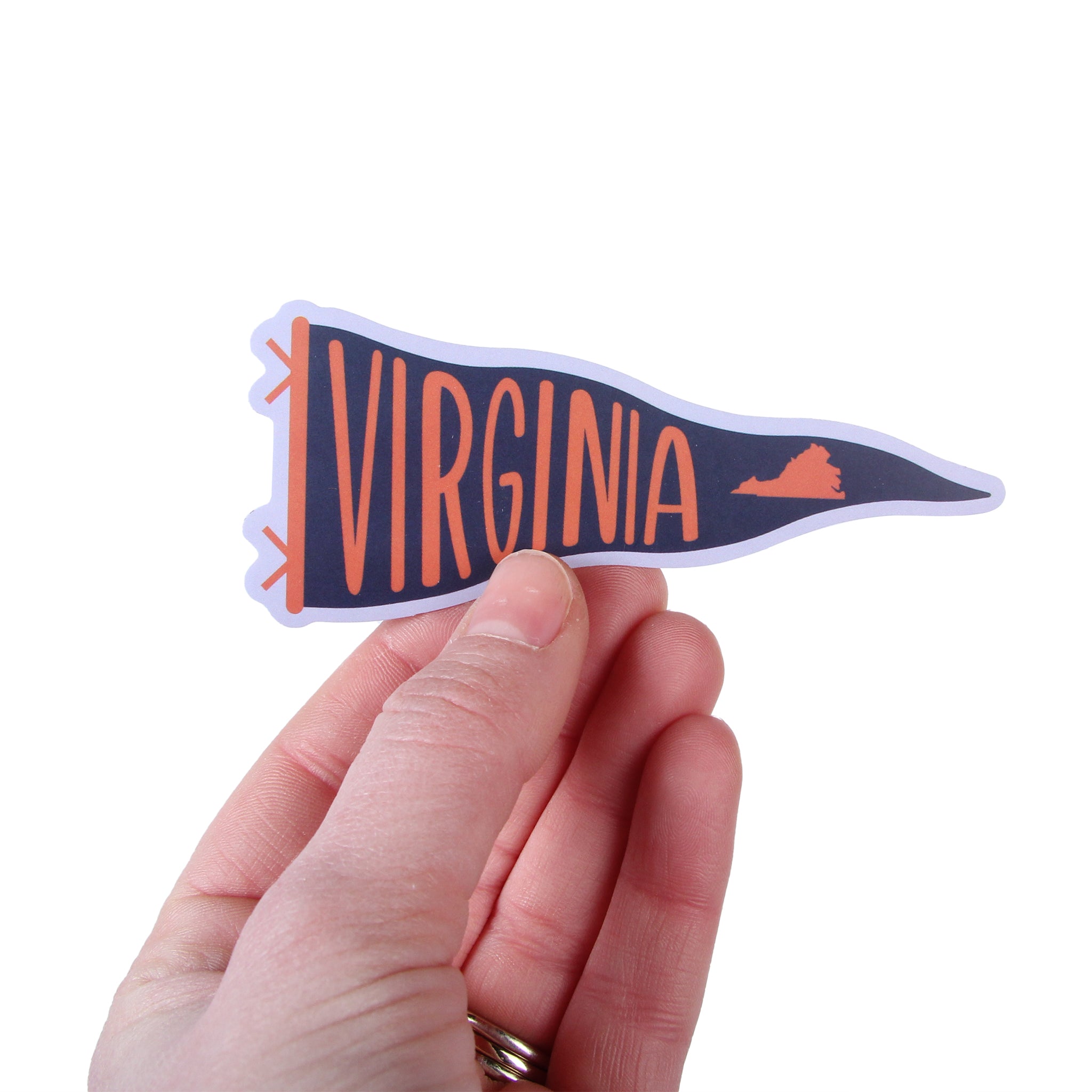 Virginia Pennant Sticker - Barrel Down South
