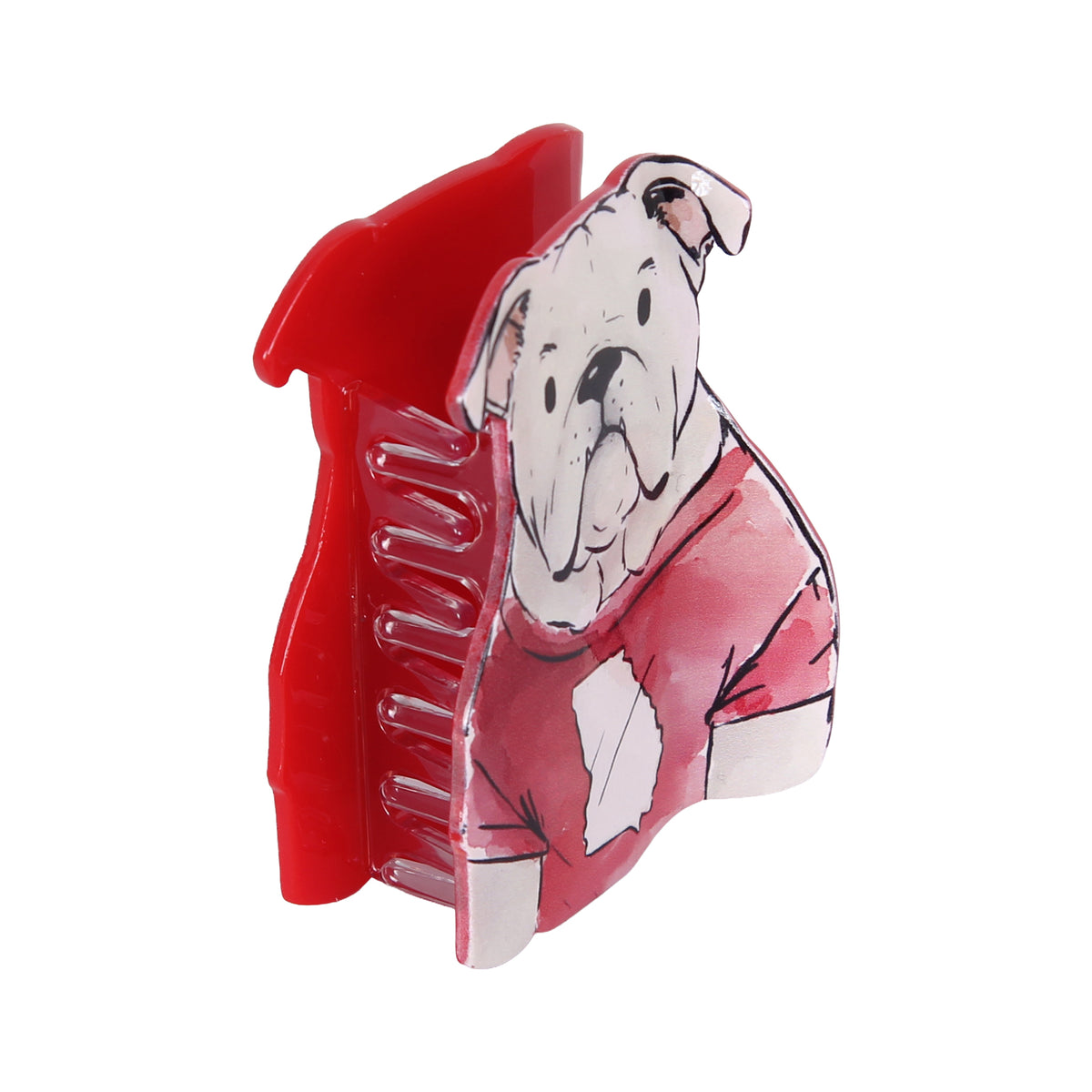Bulldog Front Hair Clip - Barrel Down South