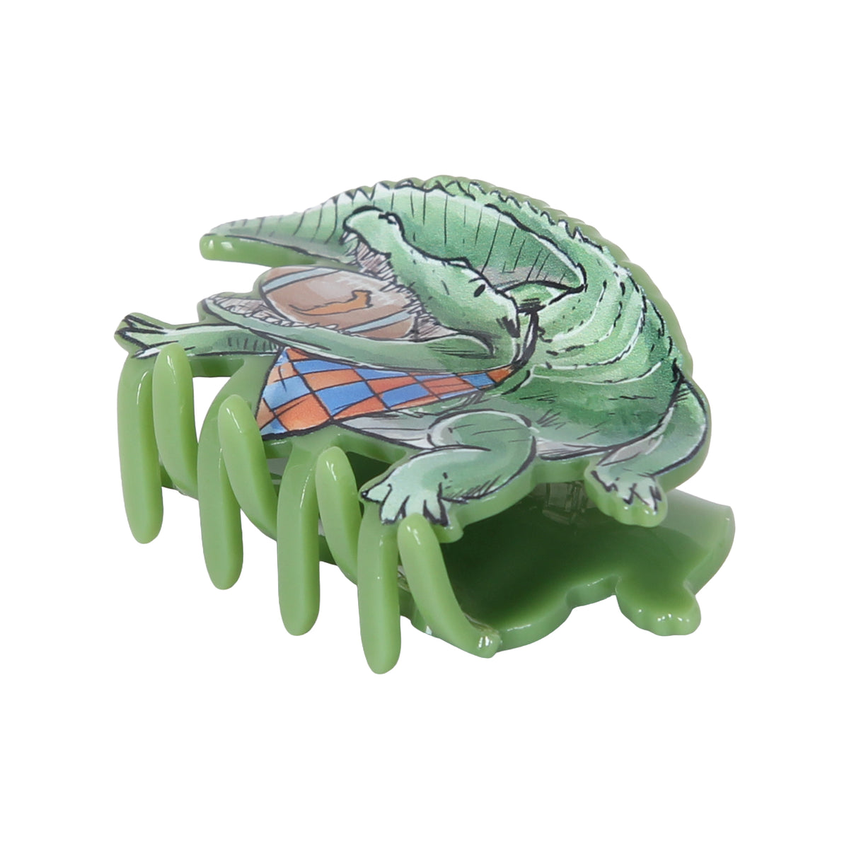 Alligator With Football Hair Clip - Barrel Down South