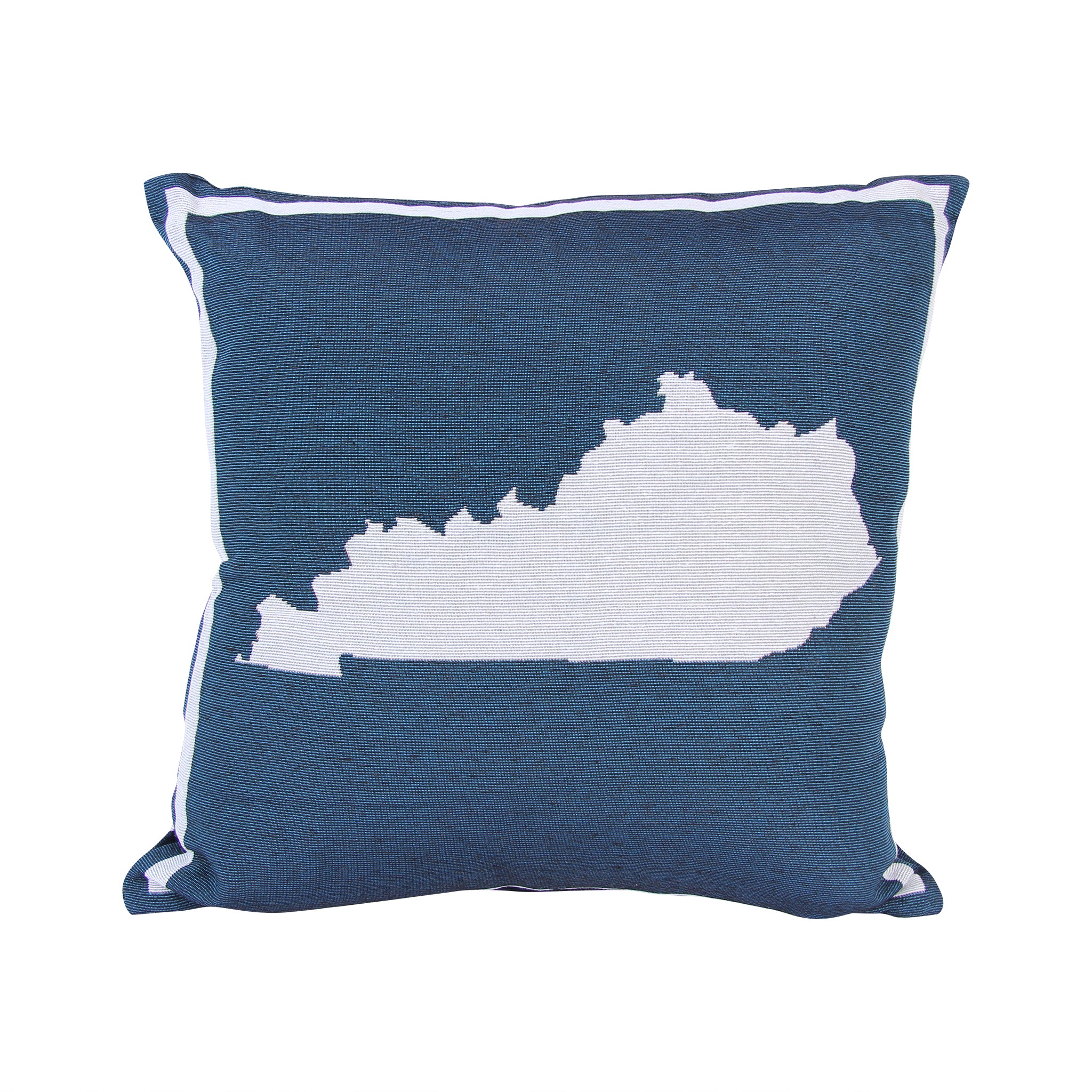 Navy KY Shape Pillow