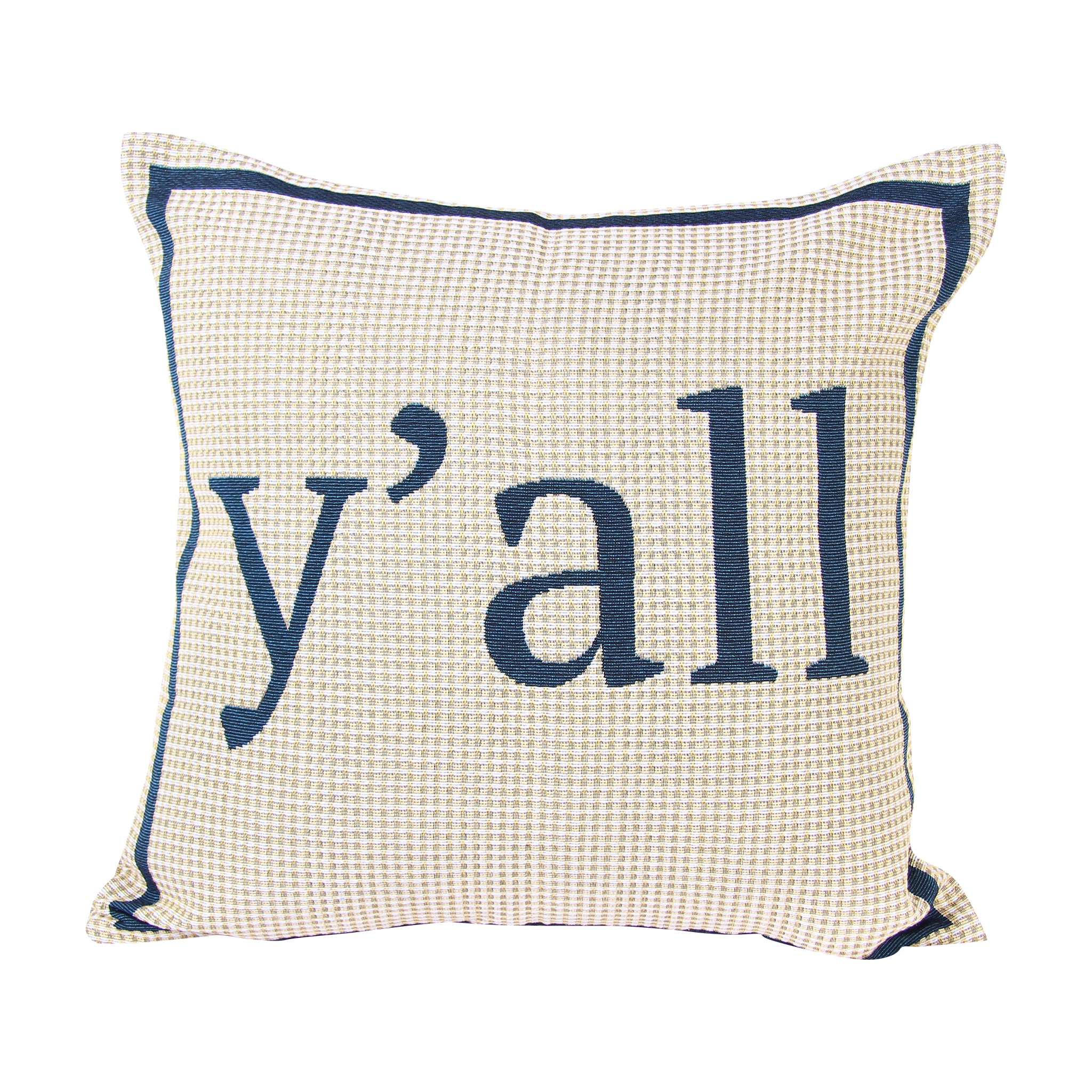 Yellow Plaid Bourbon Pillow - Thumbnail 2